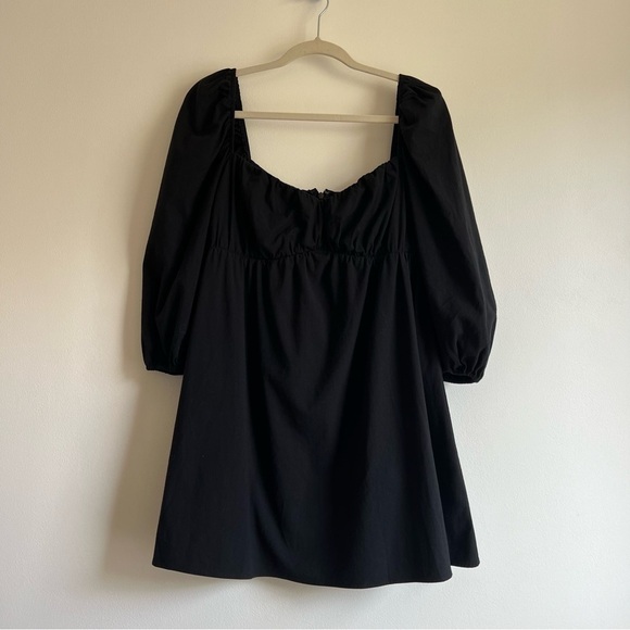 Reformation Farley Dress in Black - Picture 3 of 11